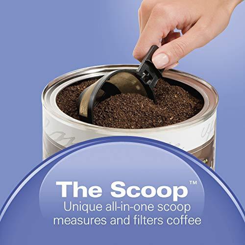 Hamilton Beach Single Serve Coffee Brewer and Full Pot Coffee Maker, 2-Way