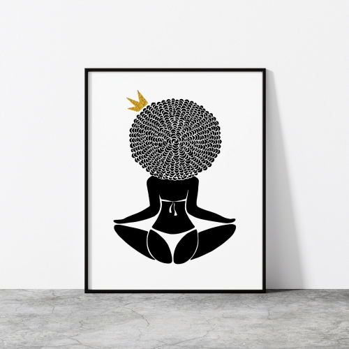 Zen d’Anaya Arts – affiche de décoration murale de 18 x 24 po