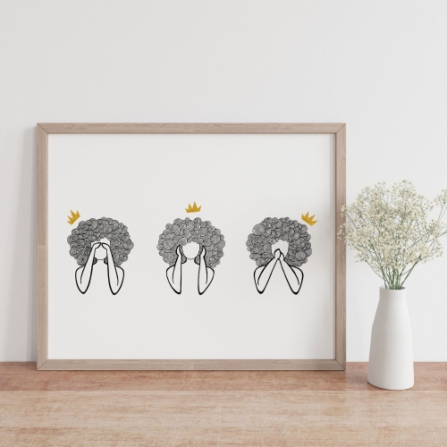 ANAYA ARTS  See-Hear-Speak By - 11" X 14" Art & Wall Décor Poster