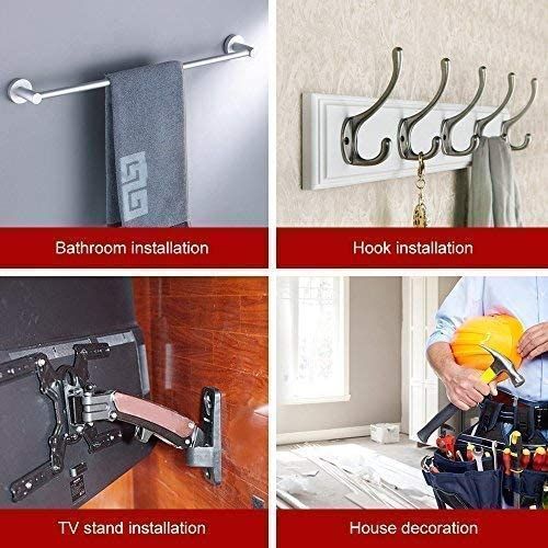 ISTAR Plastic Drywall Wall Anchors Screw Assortment Kit - 300 Pieces