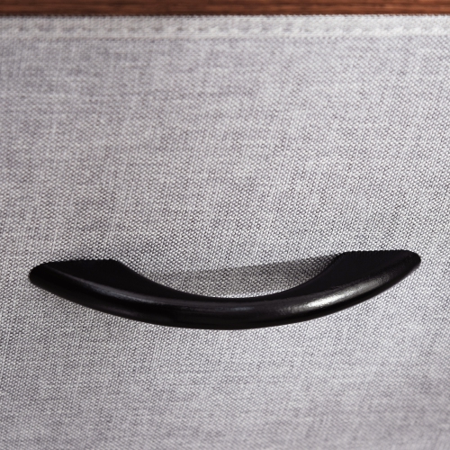 HOMCOM Dresser for Bedroom with 8 Drawers, 3-Tier Fabric Chest of Drawers, Tall Dresser Storage Tower with Steel Frame and Wooden Top for Closets,