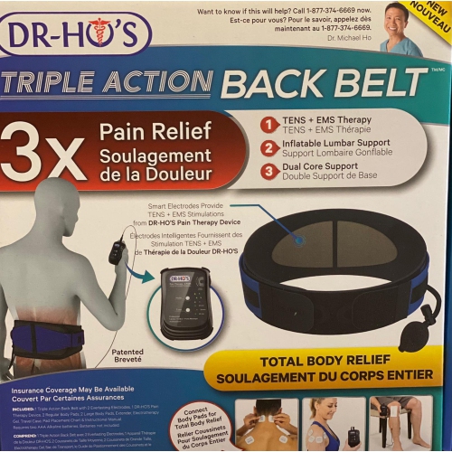 DR-HO’S Triple Action Back Belt TENS | Best Buy Canada