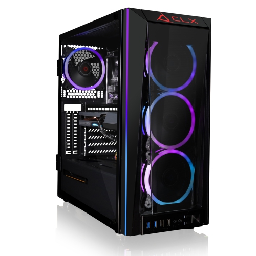 CLX SET Gaming Desktop - Liquid Cooled Intel Core i7 10700KF 3.8GHz 8-Core, 32GB DDR4 Memory, GeForce RTX 3060 12GB GDDR6 , 500GB SSD, 4TB HDD, WiFi, Windows 11 Home