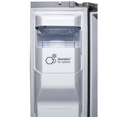 LG 36" 27.1 Cu. Ft. Intaview Side-by-Side Refrigerator w/ Water & Craft Ice Dispenser (LRSOS2706S) - Stainless
