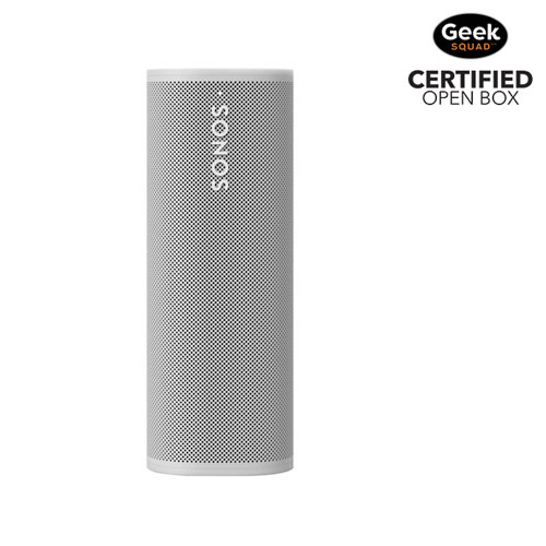Sonos Roam Bluetooth Wireless Speaker with Google Assistant and Amazon Alexa - White - Open Box
