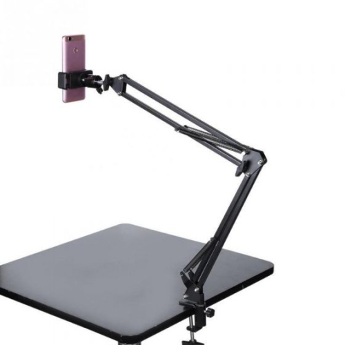 Bed Cell Phone Holder - Lazy Adjustable Bracket - Tablet Holder Stand Universal Mobile Phone Stand for Desk, 360º Rotating Phone Mounts for Bed