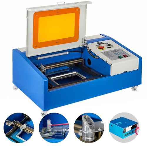 Vevor Laser Engraver 40w Co2 Engraving Cutting Machine Crafts Cutter Usb Port