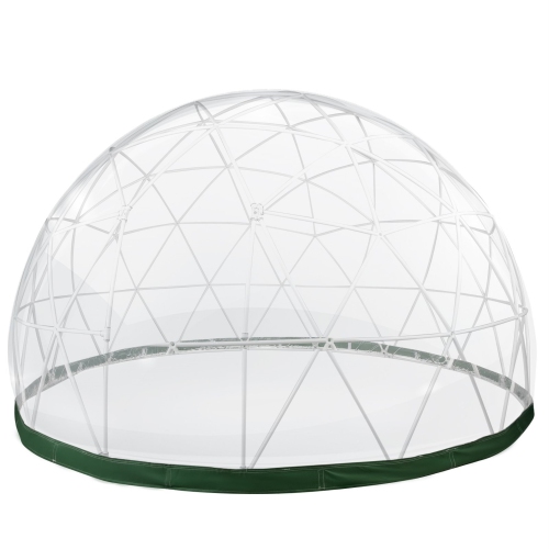 Vevor Garden Dome Bubble Tent 12ft Greenhouse Dome Pvc Garden Igloo Geodesic Dome Kit
