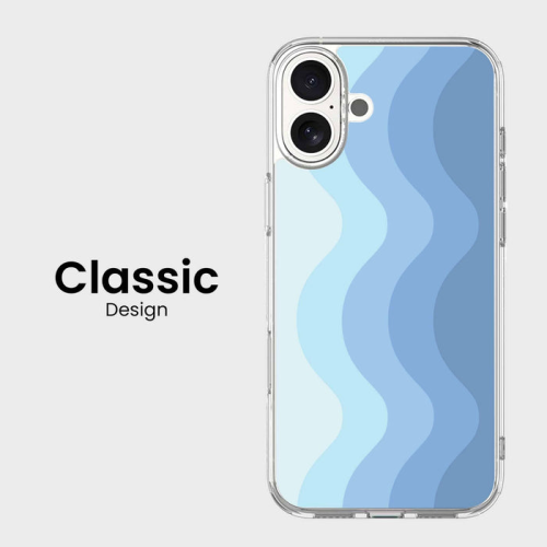 Étui avec MagSafe pour iPhone 16 - Bleu vague