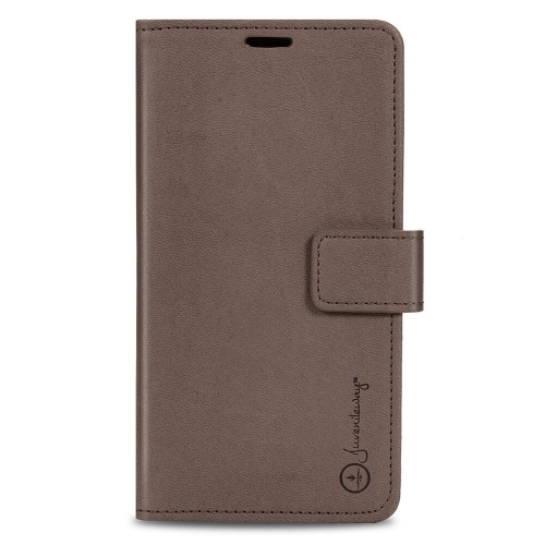 Juvenileway Folio série protection flip case pour Samsung Galaxy S10 - Brun