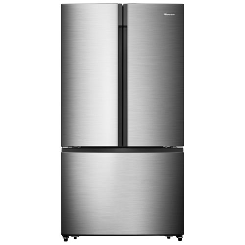 Réfrigérateur à deux portes 21,1 pi³ et 36 po de Hisense - Acier inoxydable