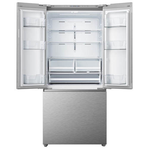 Hisense 30" 20.8 Cu. Ft. French Door Refrigerator (RF210N6ASE) - Stainless Steel