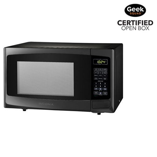 Insignia 0.9 Cu. Ft. Microwave (NS-MW09BK0-C) - Black - Only at Best Buy - Open Box