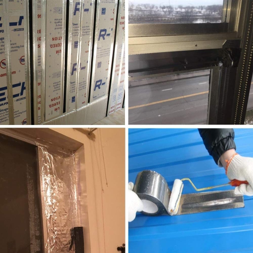 ISTAR Aluminum Tape Aluminum Foil Tape HVAC Tape High Temperature Heavy Duty for Dryer Vent, Ductwork, AC Unit, Furnace, Water Heater, Heat Reflective