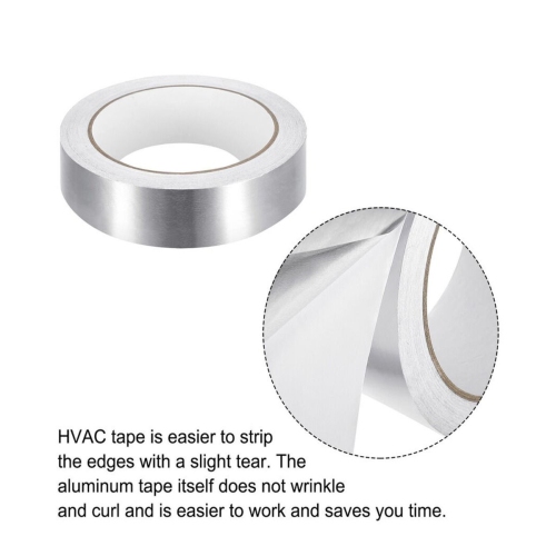 ISTAR Aluminum Tape Aluminum Foil Tape HVAC Tape High Temperature Heavy Duty for Dryer Vent, Ductwork, AC Unit, Furnace, Water Heater, Heat Reflective