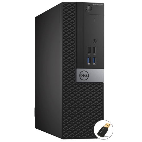 Refurbished (Good) Dell Optiplex 5040 Small form factor Desktop Computer Intel Core i5 6500