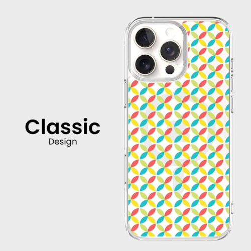 Étui transparent pour iPhone 16 Pro Max - Motif de pétale céleste jaune