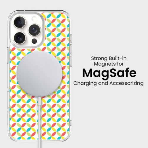 Étui transparent pour iPhone 16 Pro Max - Motif de pétale céleste jaune