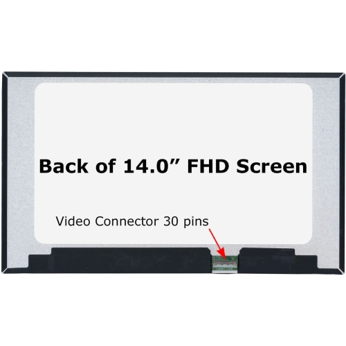 LAPTOPKING  Replacement Lcd Screen for Nv140Fhm-N4F 14 Inch Widescreen 1920X1080 30 Pin Video Connector