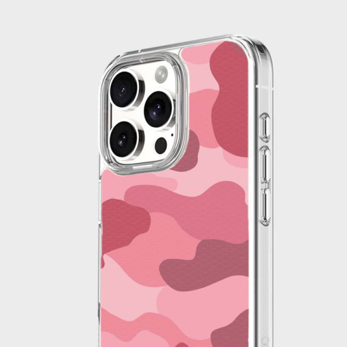 MagSafe iPhone 16 Pro Pink Camo Case