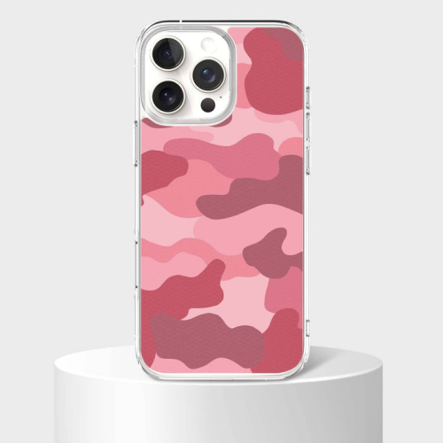 MagSafe iPhone 16 Pro Pink Camo Case
