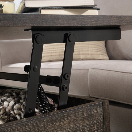 Sauder® S-425671 Steel River® Lift-top Coffee Table Carbon Oak® Finish