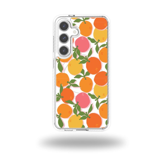 Samsung Galaxy S24 Clear Case - Orange You Clever Design