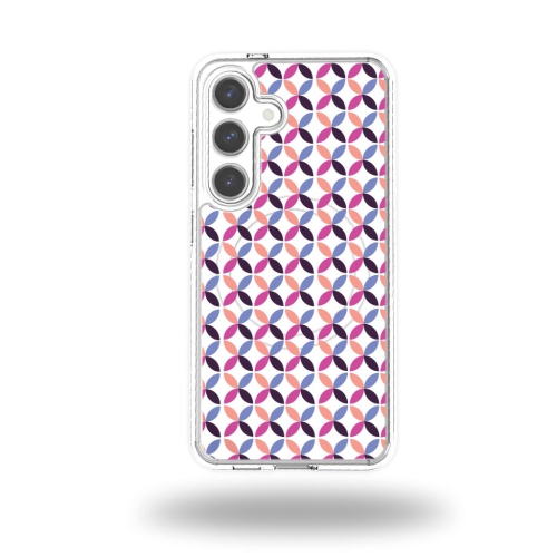 Étui transparent pour Galaxy S24 de Samsung - motif de pétale céleste rose