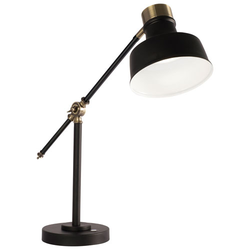 Somerick Lampe de Bureau LED - Lampe de Table à intensité variable USB avec  5 niveaux de luminosité et 5 niveaux, lampe de bureau avec contrôle tactile  pour la lecture, le bureau