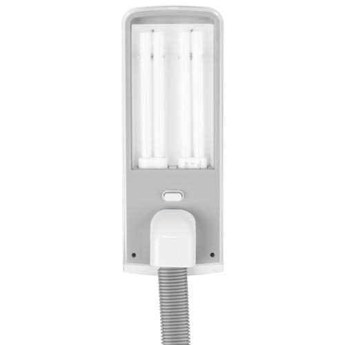 Lampadaire DEL traditionnel PivotingShade d'OttLite - Blanc