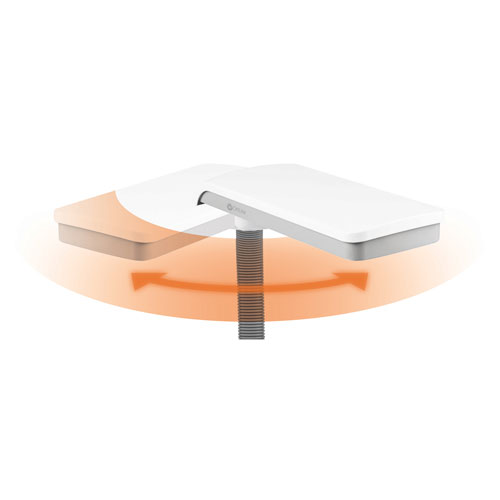 Lampadaire DEL traditionnel PivotingShade d'OttLite - Blanc