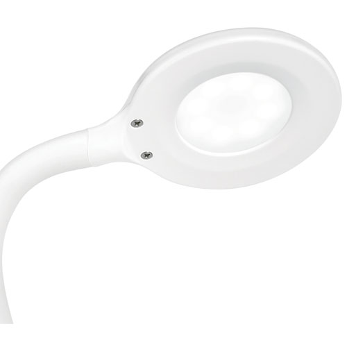 Lampe de bureau DEL traditionnelle Soft Touch d'OttLite - Blanc