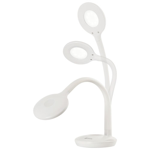 Lampe de bureau DEL traditionnelle Soft Touch d'OttLite - Blanc