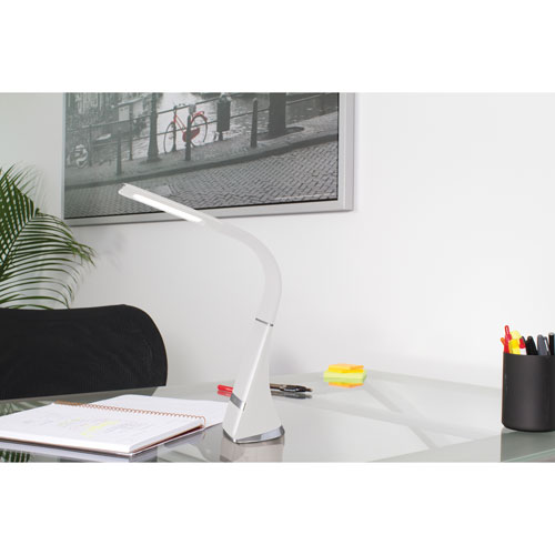 Lampe de bureau DEL traditionnelle ClearSun Recharge d'OttLite - Blanc