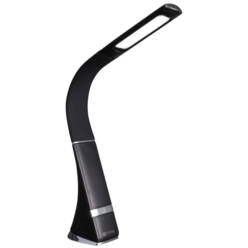 Lampe de bureau DEL traditionnelle ClearSun Recharge d'OttLite - Noir