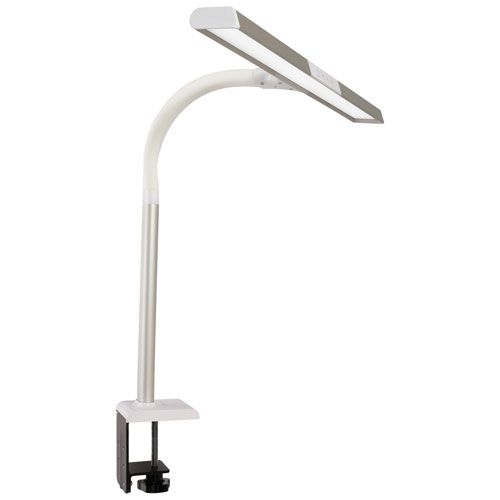 OttLite ExtraWide Traditional LED Clamp Lamp - White