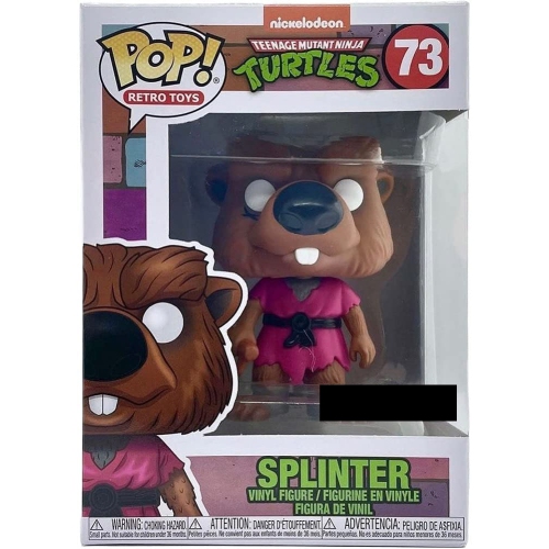 Pop Retro Toys Teenage Mutant Ninja Turtles 3.75 Inch Action Figure Exclusive - Splinter #73