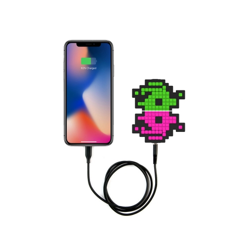 Moji Power Bank 2600 mAh Compatible with iOs and Android, smartphones and tablets, mp3/mp4 players, Bluetooth devices - Invaders