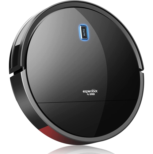 Enther Experobot Robot Vacuum Cleaner, with Gyro Lidar Navigation 1300Pa Strong Suction 6 Clean Modes - Black