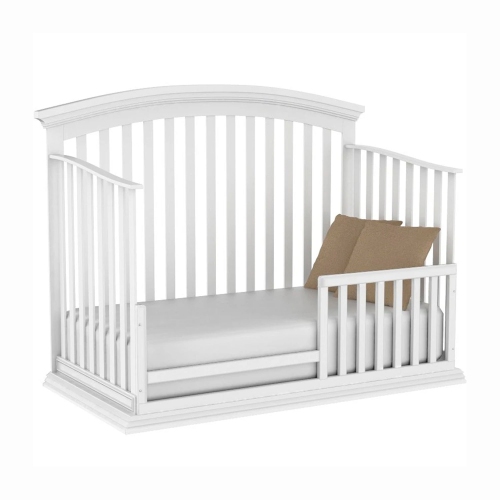 Helena Convertible Premium Baby Crib, White