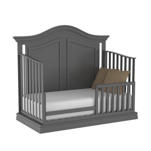 Verona 4 in 1 Baby Crib and Bed, Charcoal