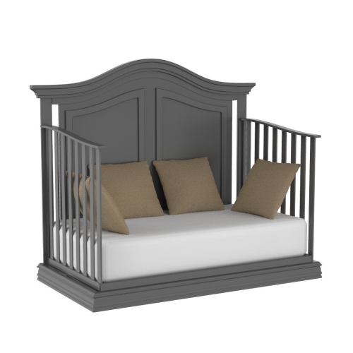 Verona 4 in 1 Baby Crib and Bed, Charcoal