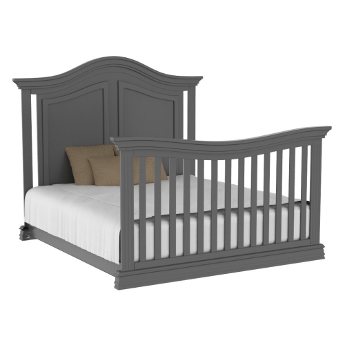 Verona 4 in 1 Baby Crib and Bed, Charcoal