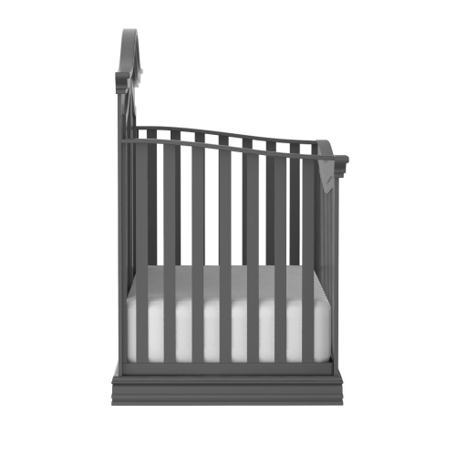 Verona 4 in 1 Baby Crib and Bed, Charcoal