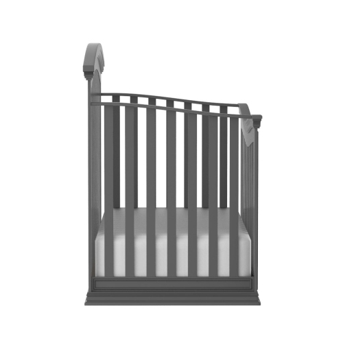 Helena Convertible Premium Baby Crib, Dark Grey