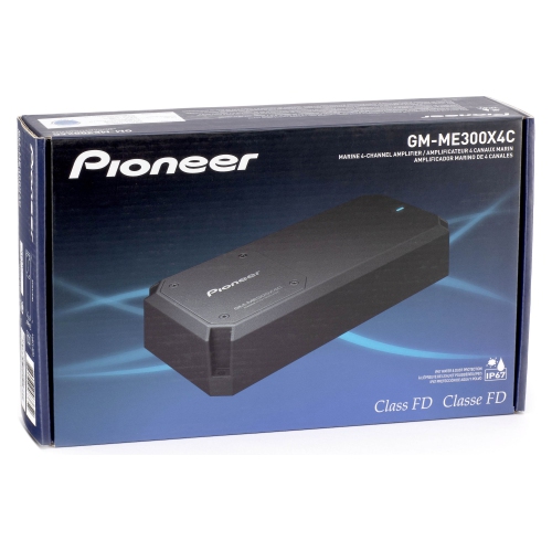 Pioneer GM-ME300X4C 4-Channel Class-D Weatherproof Compact Marine Amplifier