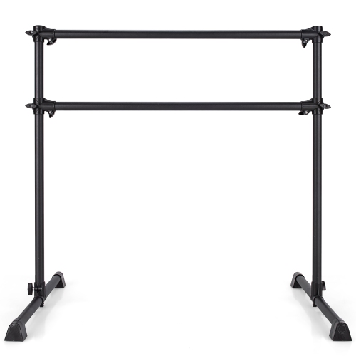 Goplus 4FT Portable Double Freestanding Ballet Barre Dancing Stretching