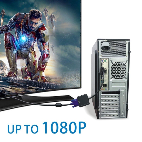 ISTAR DVI-D to VGA Active CONVERTOR Adapter(DVI-D Male 24+1 PIN to VGA Female 15 PIN) - Suitable for Connecting Latest Graphic Cards with dvi d Out