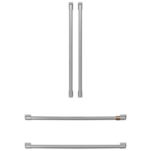 Ensemble de poignées pour réfrigérateur Café - Acier inoxydable brossé