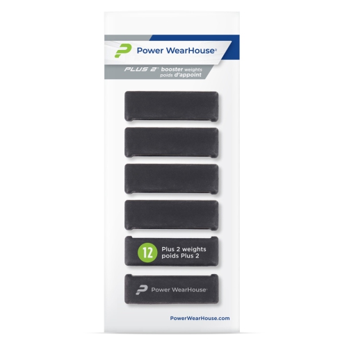 Plus 2 Booster Weights - 2lbs of Extra Weights- Black